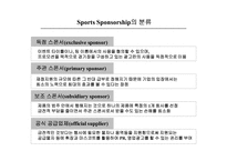 [스포츠경영론] 스포츠마케팅-스폰서 쉽-7