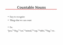 [영문학] 가산명사 Countable & 불가산명사 Uncountable Nouns(영문)-4