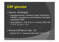 [감염학] CSF Analysis forMeningitis(영문)-10