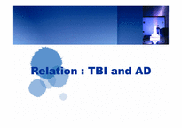 [분자의학] TBI 와 AD-5