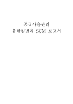 [공급사슬관리] 유한킴벌리 SCM-1