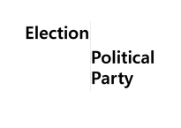 [비교정치] 국가별 선거와 정당 특징-1