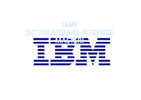IBM의 재도약-국제 전략-1