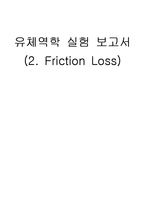 [유체역학] Friction loss-12