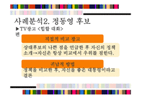 [매스컴과현대사회] 정치광고 비교분석(17대 대선 이명박, 정동영 후보중심)-8