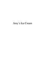 [서비스마케팅] Amy`s Ice Cream 에이미아이스크림 서비스 마케팅(영문)-1