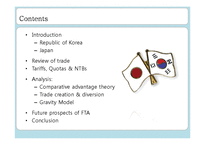 [경제학] 한국 일본 FTA의 전망(영문)-2