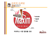동서식품 맥심 커피 믹스 마케팅전략-6