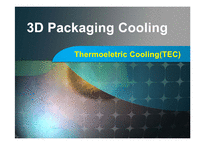 3D Packaging Cooling-Thermoeletric Cooling(TEC)-1
