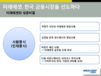 [경영학] 미래에셋 박현주 회장 리더십과 미래에셋의 성공-7
