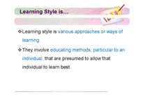 [평생교육 심리학] Learning Style(학습 유형) 지도안-6