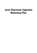 [마케팅 관리] Janty Electronic Cigarette 잔티 전자담배 마케팅 전략(영문)-1