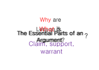 [영어학] argument-Claim, support, warrant(영문)-1
