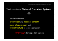 [교육학개론] 유럽의 국가 교육 시스템(영문)-2