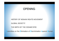 [여성학] 여성인권운동의 역사와 CEDAW의 활동현황(영문)-3
