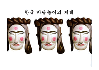 한국인의 지혜-한국 마당놀이의 지혜-1