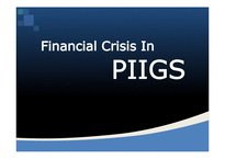 [국제금융론] 금융위기와 PIIGS-1