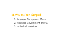 [재무관리] The story behind the Yen`s record surge(영문)-9
