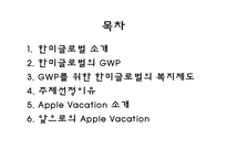 [경영학] GWP를 위한 한미글로벌의 복지제도와 Apple Vacation-5
