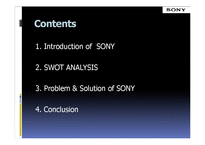 [마케팅] 소니 SWOT 분석을 통한 문제점 및 해결방안(영문)-2