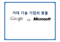 [경영정보] 구글 vs 마이크로 소프트 비즈니스 모델 비교-1