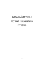[화학공학] 에탄에틸렌 혼성 분리 시스템-1