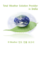 [국제지역학, 날씨경영] K-Weather 인도 진출-1