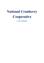 National Cranberry Cooperative(NCC) 사례분석-1