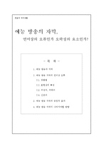 [인문학] 예능 방송 자막의 언어상 오류 문제점과 발전방향-1