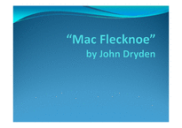 존 드라이든(John Dryden) 매크 플레크노 Mac Flecknoe(영문)-1