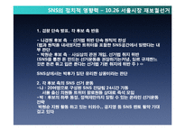 SNS 정치적 영향력과 정부의 SNS단속에 대한 미디어 보도 분석-10.26 서울시장 보궐선거 사례-17