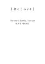 [가족복지] 구조적 가족치료-1