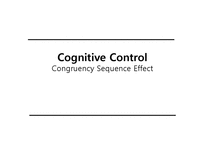[심리학] cognitive control 실험 연구-Congruency Sequence Effect(영문)-1