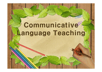 언어교수와 인지-CLT(Communicative Language Teaching)-1