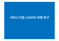 [경영학] LUSH의 서비스 경영 사례 연구-1