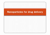 Nanoparticles for drug delivery-1