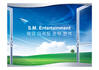 SM. Entertainment 엔터테인먼트 해외 마케팅 전략 분석-1