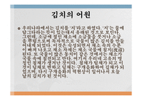 [한국문화사] 우리나라의 식 문화 김치-5