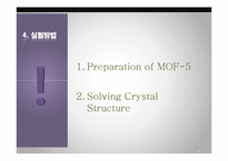 Synthesis of MOF-5 and solving the crystal structure by X-ray crystallography-18
