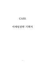 CASS 카스 신제품 마케팅전략 기획(2030 여성타켓맥주)과 카스 신제품개발전략,마케팅전략제안 및 마케팅결과예상 레포트-1