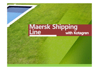 Maersk Shipping Line에 대하여(영문)-1