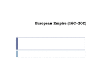 유럽제국과 식민지 제국(영문)-1