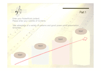피아노 건반 음표 악보 음악 템플릿 음악관련PPT 실용음악 배경파워포인트 PowerPoint PPT 프레젠테이션-10