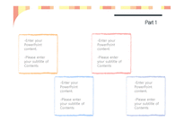 파스텔톤 색상 줄무늬 배경파워포인트 PowerPoint PPT 프레젠테이션-17