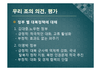 김대중 정부, 노무현 정부, 이명박 정부의 대북정책과 남북관계의 변화-11