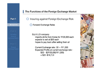 [국제경영] 외환관리(The Foreign Exchange Management)-11