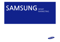 삼성의 스포츠 마케팅 분석-1