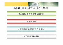 [조직구조론] KT&G(담배인삼공사)의 민영화 조직구조의 변화-10
