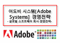 어도비 시스템[Adobe Systems] 경영전략-글로벌 소프트웨어 회사 경영전략-1