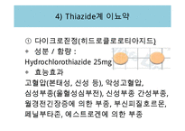 [약리학] 비뇨기계약물, 이뇨제, , Loop 이뇨약, Thiazide계 이뇨약, K+ 보존 이뇨약, 항통풍약, Antigout drugs-7